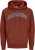 Jack & Jones CALEB Hoodie Red - Sweatshirts & hoodies - Sweatshirts/Hoodies grande taille homme