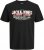 Jack & Jones Logo 2COL T-Shirt Black - T-shirts - T-shirts Homme Grande Taille