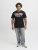 Jack & Jones Logo 2COL T-Shirt Black - T-shirts - T-shirts Homme Grande Taille