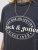 Jack & Jones Dover T-Shirt Short Sleeve Black - T-shirts - T-shirts Homme Grande Taille