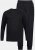 JP1880 Two-piece Pyjamas Long Sleeve and Long Trousers Black - Sous-vêtements & bain - Sous-vêtements Grande Taille