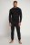 JP1880 Two-piece Pyjamas Long Sleeve and Long Trousers Black - Sous-vêtements & bain - Sous-vêtements Grande Taille