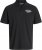 Jack & Jones Makoto Polo Short Sleeve Black - Polos - Polos homme grande taille