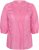 Kaffe Curve Karlia 3/4 Sleeve Blouse Pink - Blouses et tuniques - 