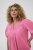 Kaffe Curve Karlia 3/4 Sleeve Blouse Pink - Blouses et tuniques - 
