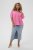 Kaffe Curve Karlia 3/4 Sleeve Blouse Pink - Blouses et tuniques - 