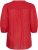 Kaffe Curve Karlia 3/4 Sleeve Blouse Red - Chemisiers - 