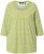 Ulla Popken Flower Print 3/4 Sleeve A-Line Tee Lime - T-shirts imprimés pour femme - 