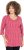 Ulla Popken Minimalist Ho Ho Ho Print 3/4 Sleeve Tee Salsa Red - T-shirts imprimés pour femme - 