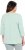 Ulla Popken Metallic Lettering 3/4 Sleeve Tee Mint Green - T-shirts imprimés pour femme - 