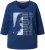 Ulla Popken Inspirational Graphic Lettering 3/4 Sleeve Tee Dark Blue - T-shirts imprimés pour femme - 