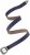 Ulla Popken Classic Belt Blue - Ceintures femme - 
