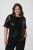 Kaffe Curve Mirana Sequin Blouse Black - Chemisiers - 