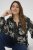 Kaffe Curve Kimmie Blouse Black Chalk Embroidery - Chemisiers - 