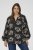 Kaffe Curve Kimmie Blouse Black Chalk Embroidery - Chemisiers - 
