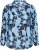 Kaffe Curve Sasja Blouse à manches longues Blue Snake Flower - Blouses et tuniques - 