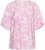 Kaffe Curve Marla Blouse Pink Frosting Chalk Leaf - Chemisiers - 