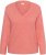Kaffe Curve Jilanda V-Neck Pullover Red - Pulls et mailles - 
