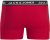 Jack & Jones Hector Solid Trunks 3-Pack Navy/Red/Grey - Boxers - Caleçons Grande Taille 