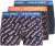 Jack & Jones Logo Trunks 3-Pack Navy Blazer - Sous-vêtements & bain - Sous-vêtements Grande Taille