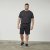 North Latitude 61148 Short Cargo Noir - Shorts - Shorts hommes grande taille