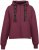 Nora Mikken GERTRUD Cropped Hoodie Burgundy - Sweatshirts & hoodies - 