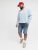 Jack & Jones Rick Original Regular Fit Shorts Blue - Shorts - Shorts hommes grande taille
