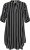 Kaffe Curve Milana Shirt Robe Noir / Chalk rayure - Robes - 