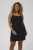 Kaffe Curve Jena À bretelles Robe Noir profond - Robes - 