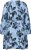 Kaffe Curve Aliana Dress Blue Flower Animal - Robes midi - 