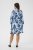 Kaffe Curve Aliana Dress Blue Flower Animal - Robes midi - 