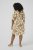 Kaffe Curve Marla Dress Oak Chalk Leaf - Robes midi - 