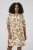 Kaffe Curve Marla Dress Oak Chalk Leaf - Robes midi - 