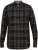 D555 Destin Checked Long Sleeve Shirt Black/Tan Check - Chemises à manches longues - 