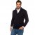 JP1880 Cardigan Knitted with Zipper Navy - Sweatshirts & Hoodies - Sweatshirts/Hoodies grande taille homme