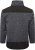 Kam jeans KV133 Twisted Marl Fleece Jacket Black - Vestes - Vestes homme grandes tailles