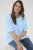 Kaffe Curve Minia Pullover Powder Blue Melange - Pulls en maille - 