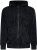 Kam Jeans 7082 Garment DYE with Zipper Hoodie Black - Sweatshirts & hoodies - Sweatshirts/Hoodies grande taille homme