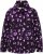 Ulla Popken Floral Print Drawstring Collar Hoodie Black - Sweatshirts & hoodies - 