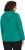 Ulla Popken Face Graphic Long Sleeve Hoodie Emerald Green - Sweatshirts & hoodies - 