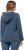 Ulla Popken Raw Hem Long Sleeve Hoodie Night Blue - Sweatshirts & hoodies - 