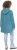 Ulla Popken Floral Detail Fleece Hoodie Ice Green - Sweatshirts & hoodies - 