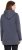 Ulla Popken Lettering GLOWING Hoodie Asphalt Grey - T-shirts imprimés pour femme - 