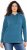 Ulla Popken Rhinestone Drawstring Moon Wash Hoodie Teal - Sweatshirts & hoodies - 