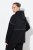 Ulla Popken Mix Fabric Reflective Trim Zip Hoodie Black - Sweatshirts & hoodies - Sweats, hoodies et mailles douillets