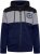 Kam Jeans 7083 Zip Thru Cut & Saw Brooklyn Hoodie Jet Black - Sweatshirts & hoodies - Sweatshirts/Hoodies grande taille homme