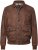 JP1880 Finest Goat Suede Leather Blouson Tobacco Brown - Vestes - Vestes homme grandes tailles