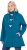 Ulla Popken HYPRAR Water-Repellent Softshell Jacket Teal - Vestes - 