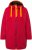 Ulla Popken HYPRAR Triple Function Contrast Trim Quilted Lining Jacket Salsa Red - Vestes - 