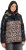 Ulla Popken HYPRAR Leopard And Leather Look Quilted Jacket Black - Vestes - 